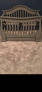 Baby Bed- Converts to Full Size bed.