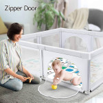 Baby Playpen with Play Mat, 79x71x27 Extra Large Activity Center Light
