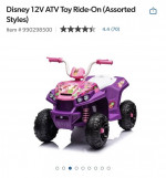 Disney Princess ATV 12V Ride on Toy