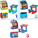 SPIDEY, PAW PATROL -or- COCOMELON 3-Pc ART & PLAY Toddler ROOM-IN-BOX
