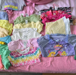 Lot of baby stuff and clothes of infant girl