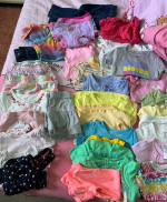 Lot of baby stuff and clothes of infant girl