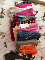 Lot of baby stuff and clothes of infant girl