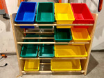 Kids Toy Storage Organizer With Bins