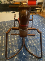 Vintage 1940s rocking horse