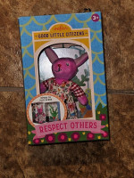 EEBOO GOOD LITTLE CITIZENS PLUSH TOY RABBIT NEW
