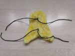 Happy Yellow Plush Toy, bird/small animal comforter