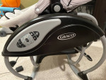 Graco Glider Elite Swing Bouncer Used With Portable Seat And Washable Cover