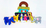 Enchanting Handmade Quilted Ark of Noah - For Children