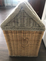 Wicker toy chests