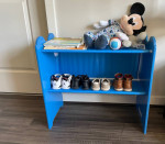 Table and Toy bin/ shoe rack (shoes, books,