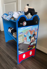 Table and Toy bin/ shoe rack (shoes, books,