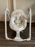 Compact Portable Baby Swing 2 Infant Seat-Electrical Ingenuity ConvertMe 2-in-1
