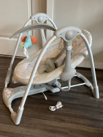 Compact Portable Baby Swing 2 Infant Seat-Electrical Ingenuity ConvertMe 2-in-1