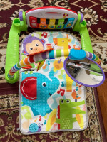 Fisher Price Glow & Grow Kick & Play Piano Gym Baby Placemat W Musical Learning