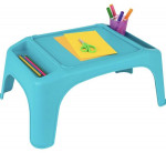LAPGEAR Turtle Table Kids Activity Lap Desk Tray with Storage Wells