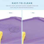 LAPGEAR Turtle Table Kids Activity Lap Desk Tray with Storage Wells