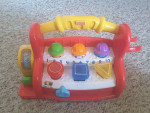 Push Button Toy - Lights up & talks - Fisher Price