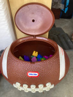 Little Tikes Vintage Football Toy Box Ice Chest