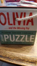 OLIVIA AND THE MISSING TOY JIG-SAW PUZZLE 36PCS NEW
