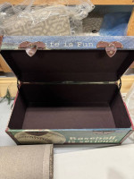 Baseball themed storage bin