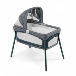 Bassinet Chicco LullaGo Nest Portable Poetic Indigo, Adjustable Canopy