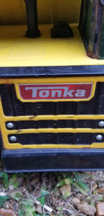 Tonka dump truck and front loader