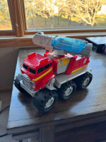 Matchbox Fire Truck Transformer Interactive Toy Smokey