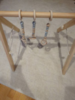 Play Gym wooden Baby toy bar