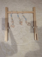 Play Gym wooden Baby toy bar