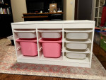 •	Craft/toy storage unit