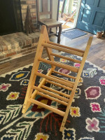 Costway Wooden Climbing Pikler Triangle with Climbing Ladder For Toddl