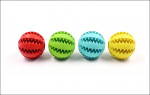 2 Pack Dog Toy Ball,Nontoxic Bite Resistant Teething Toys Balls