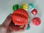 2 Pack Dog Toy Ball,Nontoxic Bite Resistant Teething Toys Balls