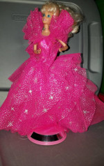Barbie holiday doll with stand