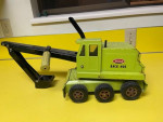 Vintage 60s 70s Tonka Back Hoe Shovel Green 6 Wheel Digger
