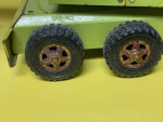 Vintage 60s 70s Tonka Back Hoe Shovel Green 6 Wheel Digger