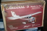 RC AIRPLANE FLITECRAFT CARDINAL 3 HUGE 59IN WINGSPAN