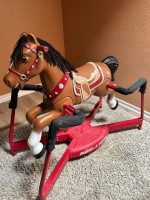 Radio Flyer Blaze Interactive Riding Horse, Brown Ride On Toy