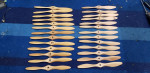 Vintage O & R , Invader Wooden RC Model Airplane Propellers