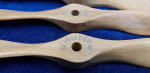 Vintage O & R , Invader Wooden RC Model Airplane Propellers