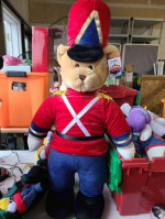 Aurora A&A Teddy Toy Soldier Bear Military Plush 24" tall approx | New with Tags