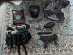 LIKE NEW USED ONCE PAINTBALL GUN WITH ACCESSORIES AND BAG WORTH $400 Make offer