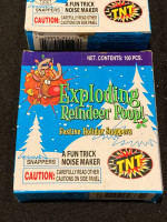 500 pieces. TNT Exploding Reindeer Poop! Festive holiday Snappers Popp