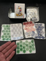 Mini Poker Chips + Deck of Cards