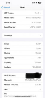 Iphone 13 pro max 512gb