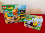 LEGO DUPLO Bulldozer (10930) and Truck Excavator Construction (10931)
