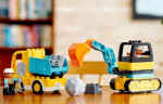 LEGO DUPLO Bulldozer (10930) and Truck Excavator Construction (10931)