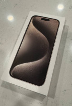 Sealed iPhone 15 Pro 256GB Titanium