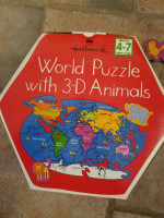 Child World Puzzle 3D Animals Ages 4-7
